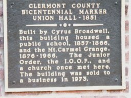 Markers &raquo; markers &raquo; Union Twp &raquo; Mt. Carmel